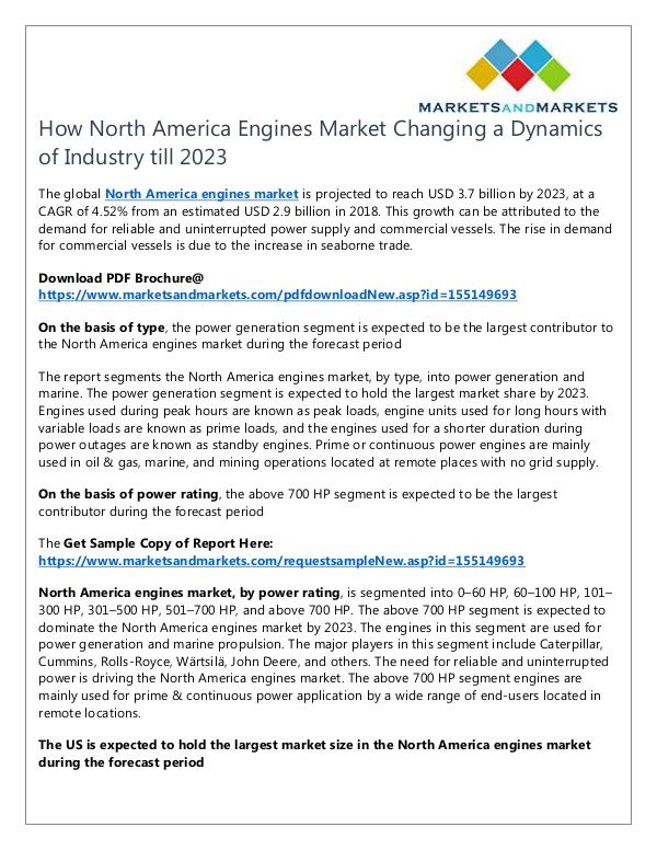 North America Engines Market