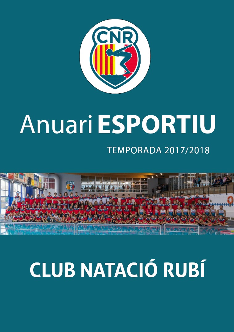 Anuari Esportiu Club Natació Rubí 2017/2018 1