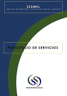 PORTAFOLIO DE SERVICIOS SSSMeL