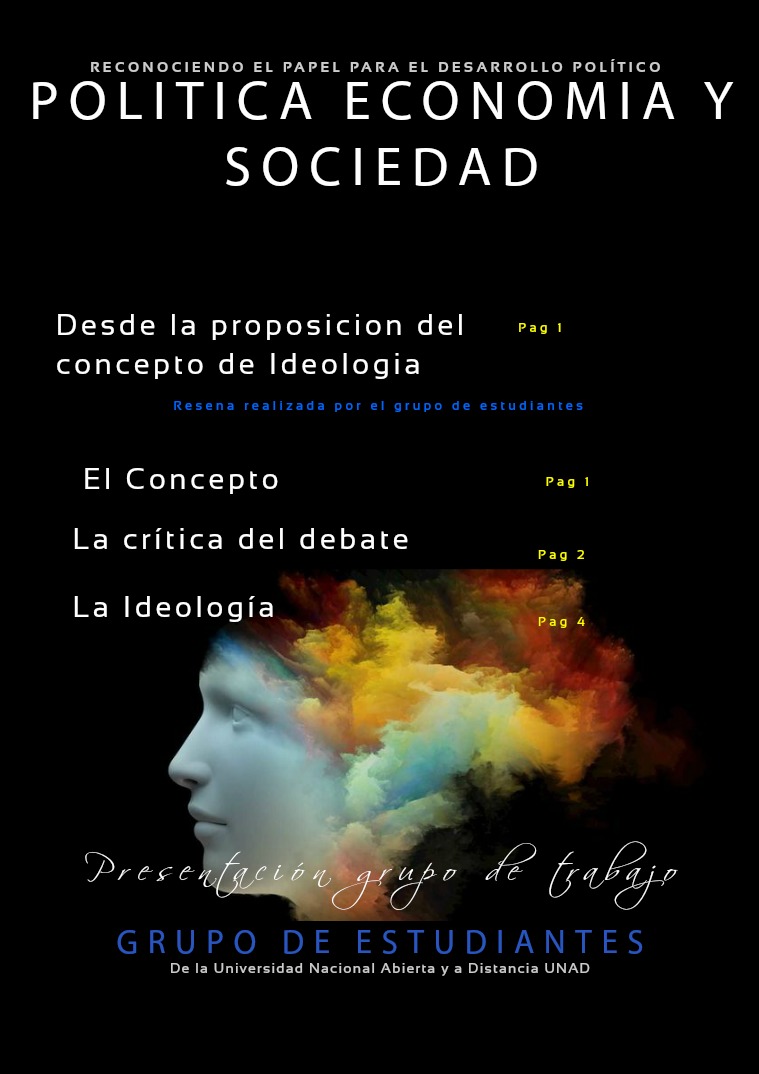 Política, economía y sociedad - Ideología I