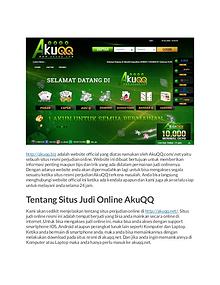 Main Agen Domino 99 Di AkuQQ Mudah Menang