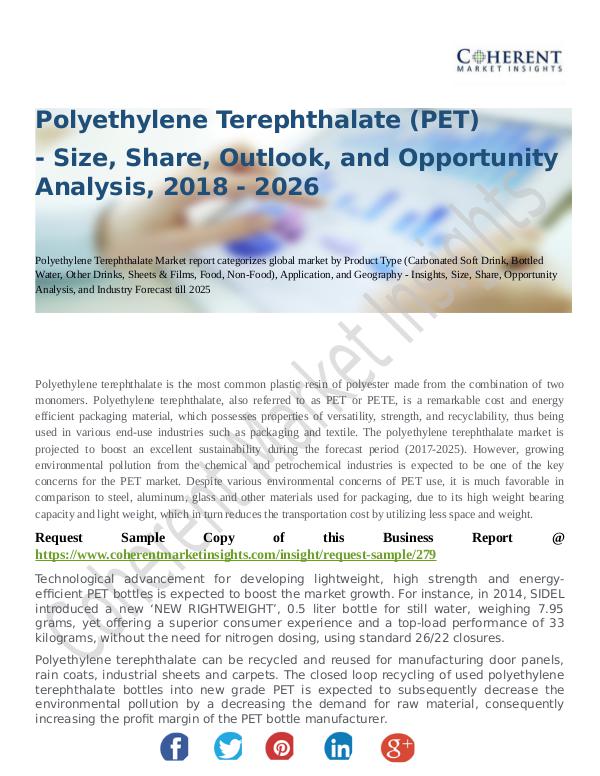 Polyethylene Terephthalate Market