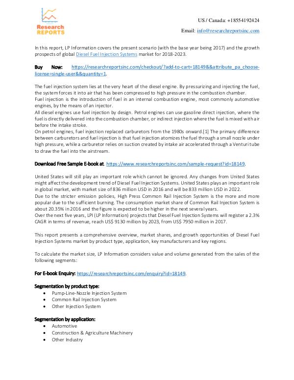 Diesel Fuel Injection Systems