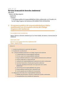 Revista Aranzadi de Derecho Ambiental - Wladimir Tene