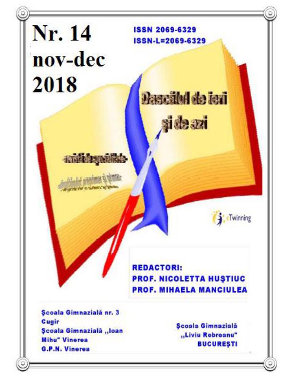 Dascalul de ieri si de azi, revista nr. 14, nov/dec 2018 dascalul 14 oct nov