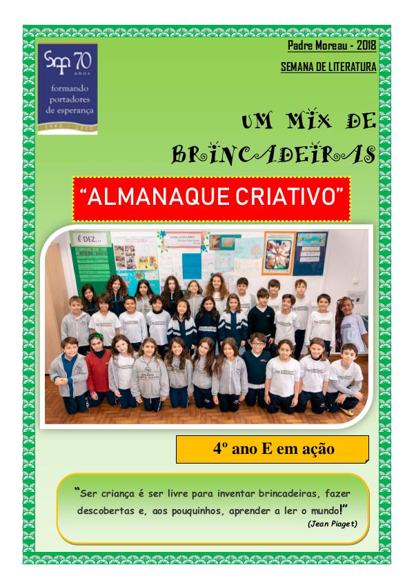 Santa Literatura ALMANAQUE 4º ano E 2018