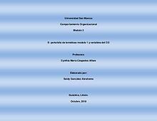 E- portafolio de temáticas modulo 1 y variables del CO