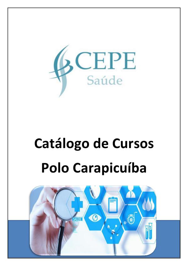 Catálogo de Cursos - Polo Carapicuíba Catálogo de Cursos Carapicuíba