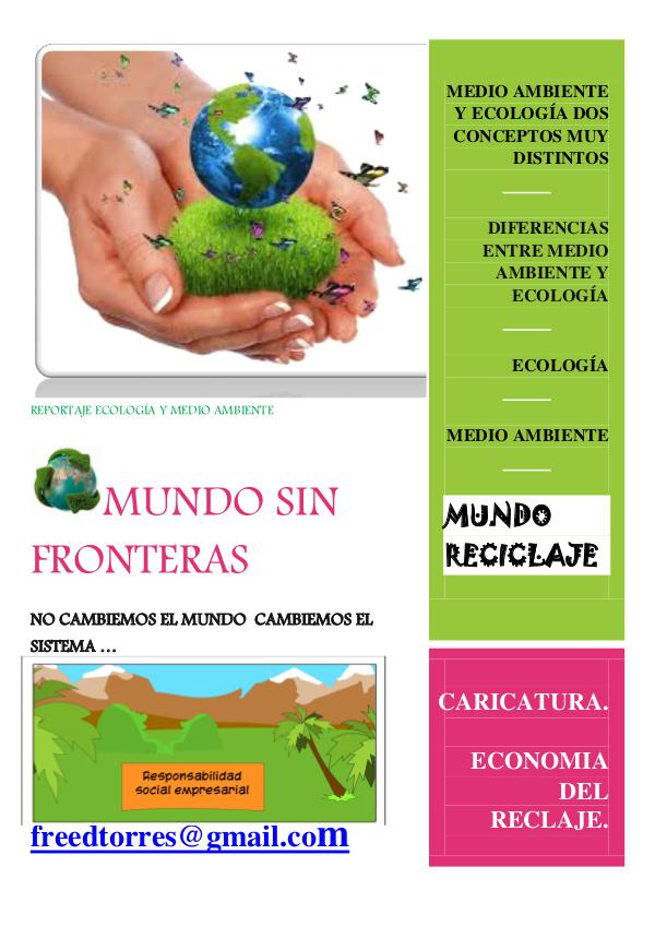 MUNDO SIN FRONTERAS AÑO1 REVISTA MUNDO SIN FRONTERAS