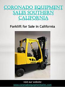 Coronado Equipment Sales