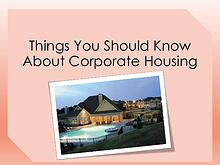 A Corporate Housing PUBLICATION