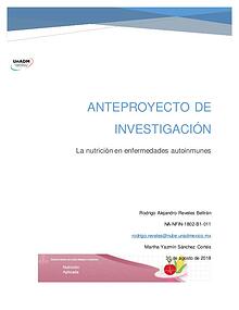 Anteproyecto de Investigación - Rodrigo Reveles