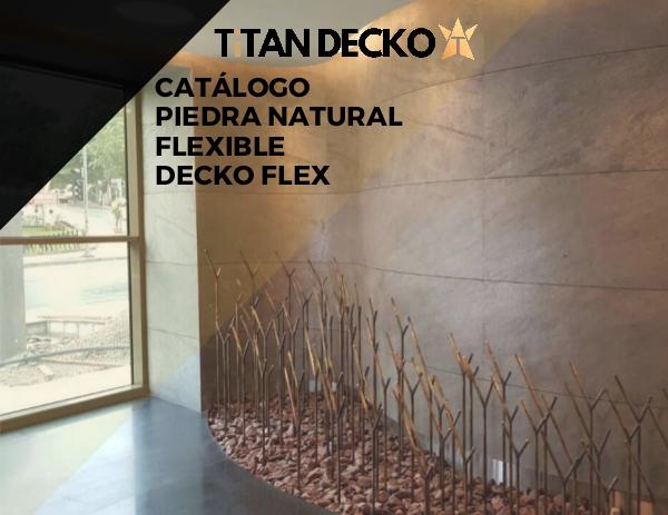 CATÁLOGO PIEDRA FLEXIBLE / DECKO FLEX CATÁLOGO PIEDRA FLEXIBLE - DECKO FLEX - 2019