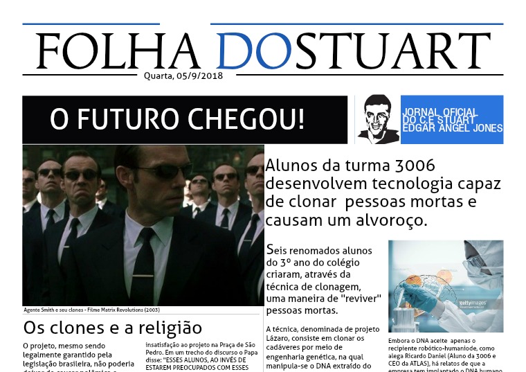 JORNAL DO STUART É ISSO