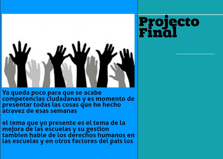 Projecto Competencias ciudadanas 1