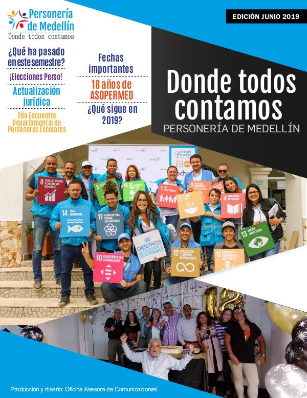 DONDE TODOS CONTAMOS 2019 DONDE TODOS CONTAMOS - EDICIÓN JUNIO