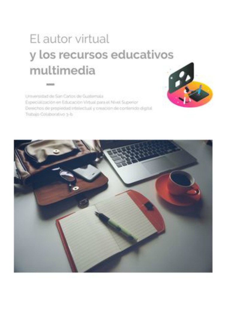 El autor virtual y los Recursos Educativos Multimedia El autor virtual y los recursos educativos