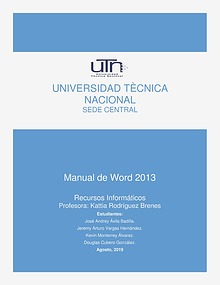 Manual de Word 2013