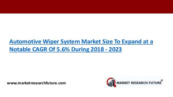 Automotive Wiper System Market