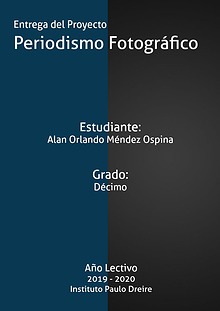 Periodismo Fotográfico