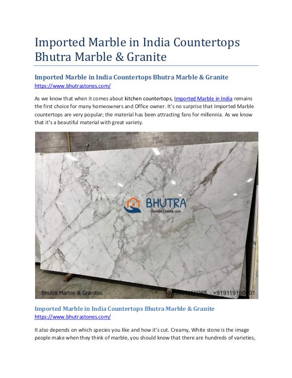 Imported Marble in India Countertops Bhutra Marble & Granite Imported Marble in India Countertops Bhutra Marble