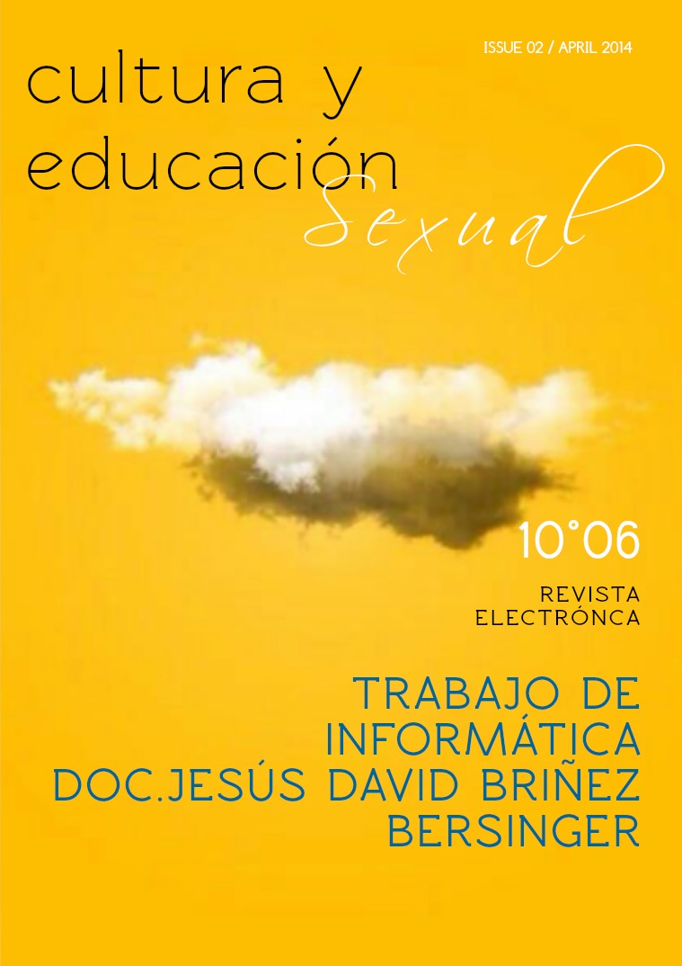 Mi primera publicacion Educación sexual