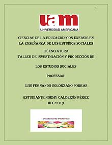 Diccionario Pictórico (Taller de Investigación y Producción Est. Soc