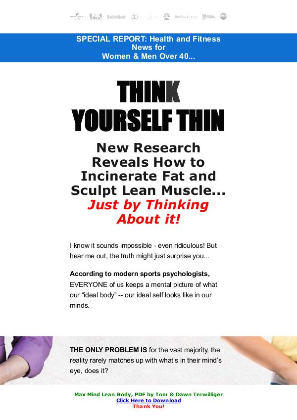 Max Mind Lean Body PDF FREE DOWNLOAD