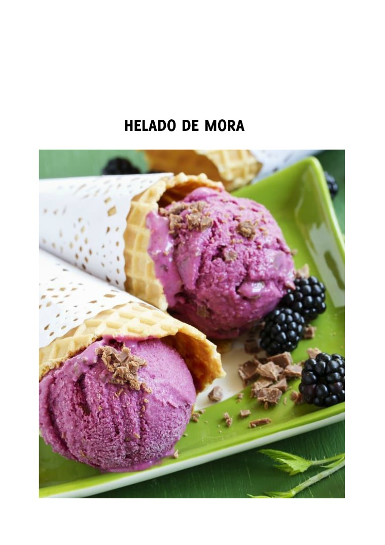 Helados Artesanales Primer volumen