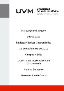 Lima: Capital Gastronómica de América Latina