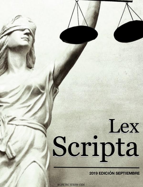 Lex Scripta Septiembre 2019