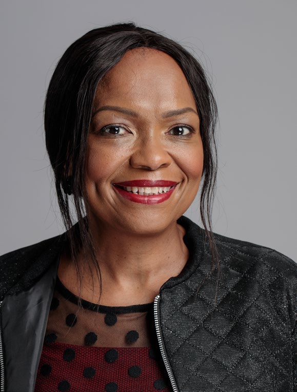 A professional portrait of Masenyane Molefe