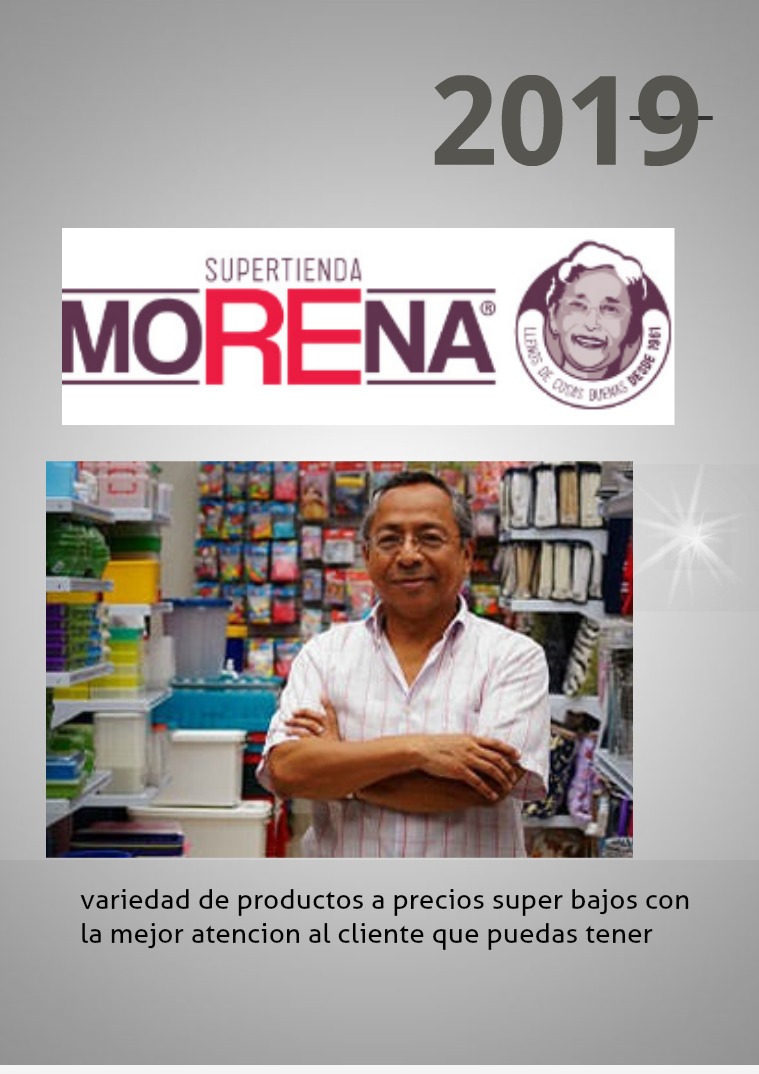 Presentación en forma de revista ESTRATEGIA DIGITAL SOBRE LA TIENDA MORENA