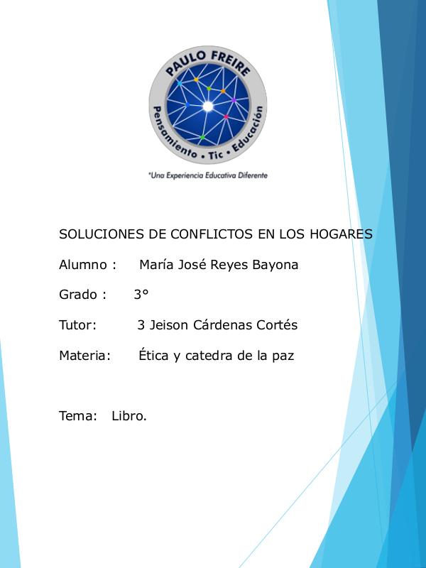 Libro Conflicto LIBRO CONFLICTO