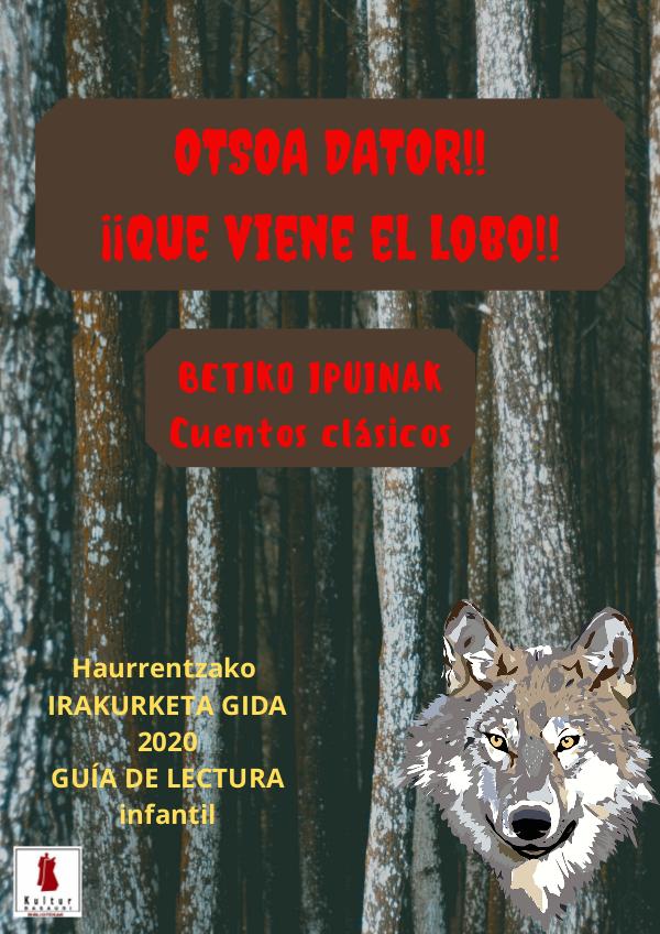 Haurrak / Infantil OTSOA DATOR!! Betiko ipuinak Guía de lectura