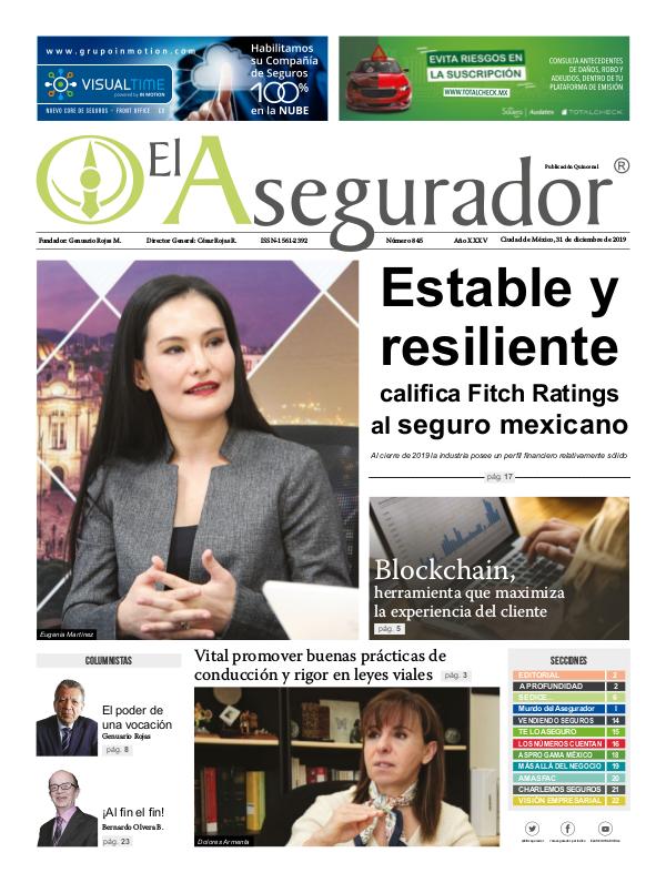 El Asegurador Diciembre 31, 2019.