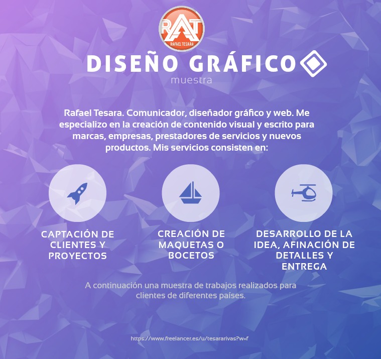 Rafael Tesara Diseño gráfico freelance Portafolio de diseño