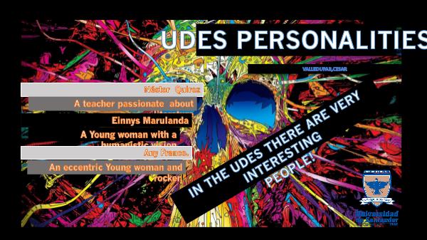 UDES PERSONALITIES revista de ingles