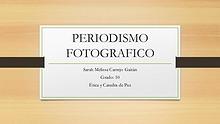 periodismo fotografico