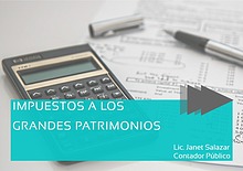 IMPUESTOS A LOS GRANDES PATRIMONIOS