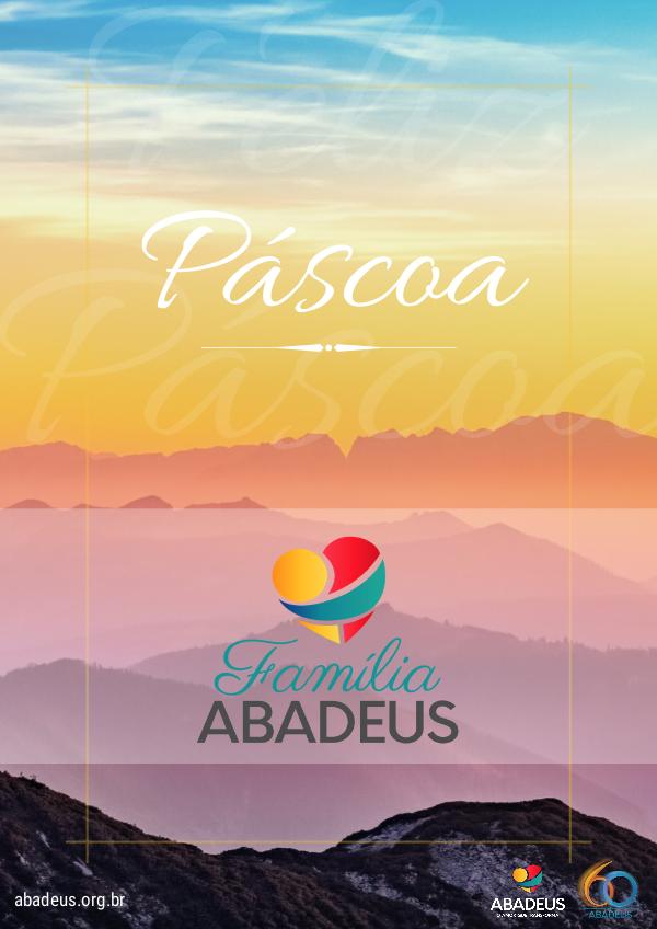 Feliz Páscoa - ABADEUS REVISTA DE PÁSCOA