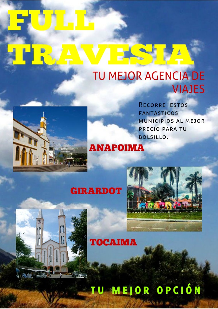 VIAJE TURISTICO Cundinamarca