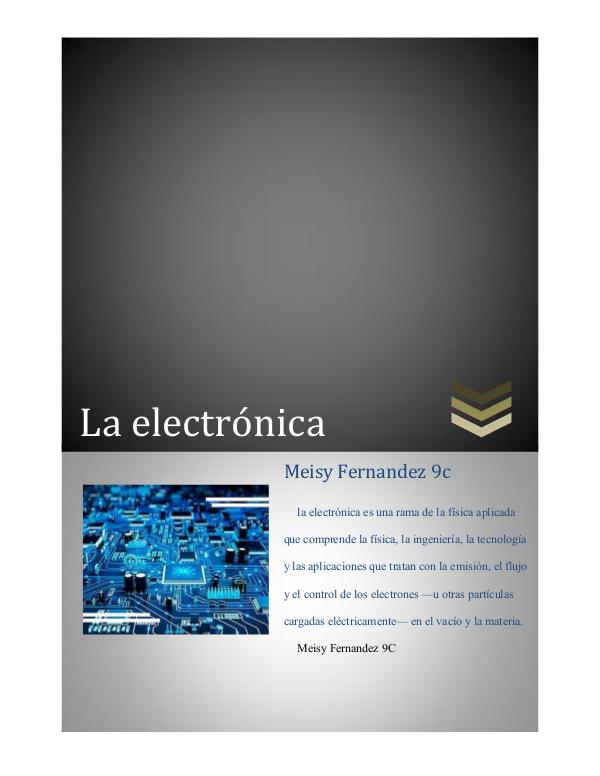 La electronica Revista de Meisy