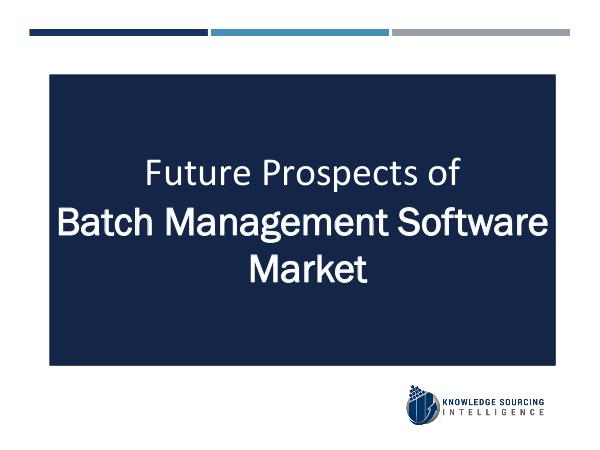 Batch Management Software Market