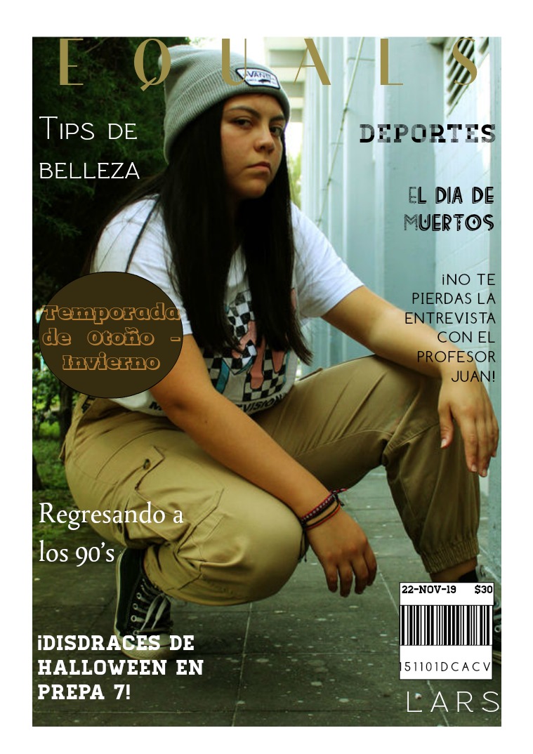 Portada de la Revista Estilo  y Correccion Volumen 1 Moda