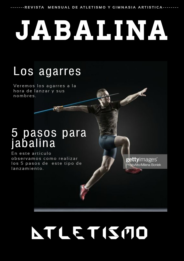 Lanzamiento de Jabalinas atletismo Metodologías de 5 pasos y tipos de Agarres