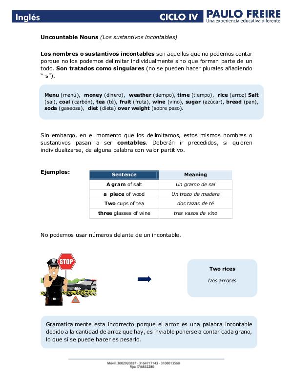 Grammar Rules - Countable and Uncountable Nouns Grammar Rules Countable  and Uncountable Nouns