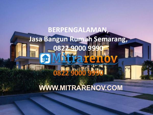 Jasa Bangun Rumah Semarang