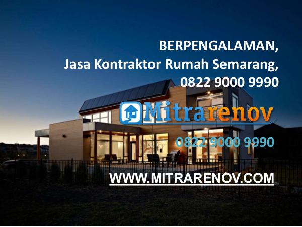 Jasa Kontraktor Rumah Semarang