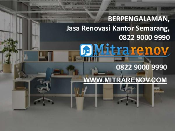 Jasa Renovasi Kantor Semarang